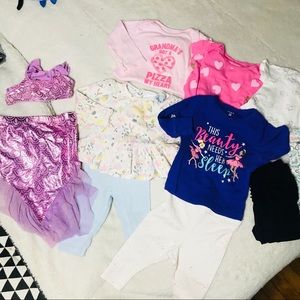 💕SALE 5 for $25 • 11 Piece Babygirl Clothing Bundle